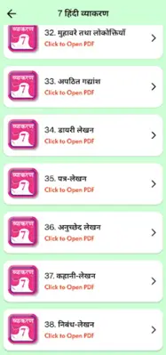 Class 7 Hindi Vyakaran Grammar android App screenshot 25