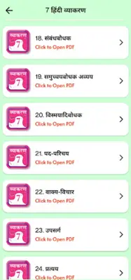 Class 7 Hindi Vyakaran Grammar android App screenshot 26